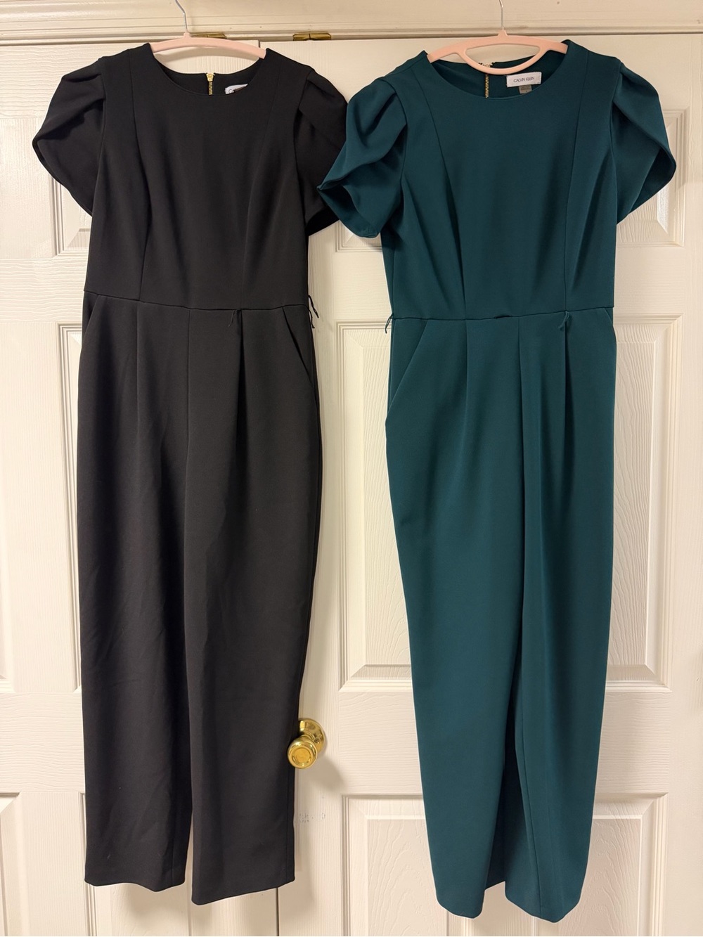 Calvin Klein Jumpsuit Set in Black and Green 4